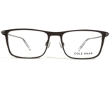 Cole Haan Gafas Monturas CH4021 210 BROWN Transparente Rectangular 54-17... - $55.73