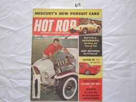 Hot Rod Magazine October 1958 X-51 Seaboard Speedster Mercury Police Cru... - $22.76