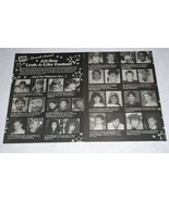 16 Magazine Clipping Vintage November 1987 All-Star Look-A-Like Contest - $16.39 CAD