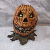 Jack-o&#39;-lantern Pumpkin Halloween  Mask Adult Latex  Bump In The Night 2005 - £32.01 GBP