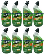 ( 8 ) Lime-x Liquid Toilet Bowl Gel Cleaner, Removes Lime Calcium Rust 1... - $1,725.08 MXN