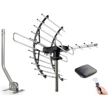 Digital Hd Tv Antenna, Amplified Attic/Outdoor Antenna, 360 Degree Rotat... - $84.99