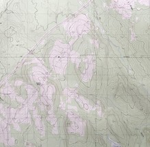 Map Crystal Maine 1989 Topographic Geological Survey 1:24000 27 x 22&quot; TOPO5 - £35.54 GBP