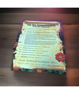 The Ten Commandments In The New Testament  And In The Old Testament 14x1... - $35.00