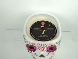 Christian Siriano 12 oz Scented Skull Candle - White Pumpkin - Day of the Dead - £15.49 GBP