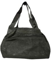 Black Mesh Toiletry Bag Travel Shower Caddy Gym Organizer Zippered Tote ... - $9.89