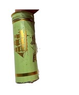 Vintage TUMS Pocket Tin w/ Train &amp; Ship Design – Green Travel Tin 1950s ... - €12,93 EUR
