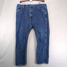 Vtg 90s-Y2K Wrangler Jeans Men&#39;s 40x30 Regular Fit Straight Leg Dark Sto... - $25.00