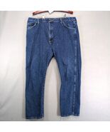 Vtg 90s-Y2K Wrangler Jeans Men&#39;s 40x30 Regular Fit Straight Leg Dark Sto... - $25.00