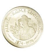 Edmonton AB CANADA 1974 Trade DOLLAR Token with Police Mountie RCMP 100t... - $6.90 CAD