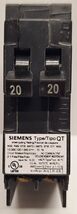 BRAND NEW Siemens Q2020NC 120V Circuit Breaker 20 Amp SHIPS FREE - $18.00