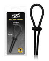 Rock Solid Lasso Single Adjustable Lock Black Silicone - $20.99