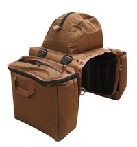 Showman Heavy Nylon Saddle Bag w/ Insulated &amp; Detachable Side Cooler - £55.38 GBP