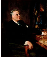 Franklin Roosevelt FDR by Frank Salisbury 1947 Painting Portrait Poster ... - $26.99+