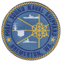4&quot; Navy Naval Ship Yard Puget Sound Bremerton Wa Embroidered Patch - £23.42 GBP