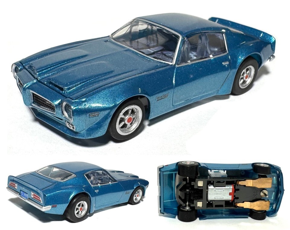 1pc 2024 AFX MEGA G+ Slot Car 1970 Pontiac FORMULA 400 Alt Blue Metallic... - $43.99