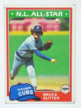 Bruce Sutter 1981 Topps #590 Chicago Cubs MLB Baseball Card - £0.77 GBP
