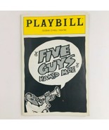 1992 Playbill Five Guys Named Moe by Charles Augins at Eugene O&#39;Neill Th... - $14.25