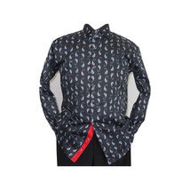 Men Shirt J.Valintin Turkey Usa Egyption Cotton Axxess Style 4S96-03 Black image 5