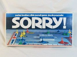 Sorry! 1972 Board Game Parker Brothers 100% Complete Excellent Bilingual - £14.21 GBP
