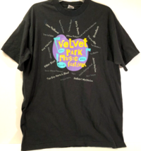 The Velvet Park Music Festival 1995 Delbert McClinton Vintage Black T-Shirt XL - $165.03