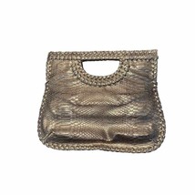 Big Buddha Gold Metallic Clutch Handbag - $18.70