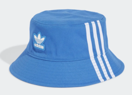 Adidas Adicolor Classic Stonewashed Bucket Hat Unisex Casual Cap Blue NW... - $33.21