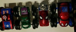Starmoon 150614 Playmakers 4 Avengers Cars Captain America Hulk &amp; 2 Spiderman  - £39.22 GBP