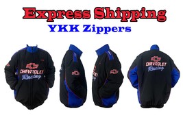 Chevrolet Racing Black and Blue | NASCAR jacket | racer jacket | Gift ja... - $179.97