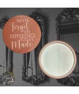 Never Forget Round Circle Compact Mirror  - $4.00