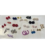 Vintage Lot of 20 1980&#39;s Style Earring Lot Funky Retro - $338.36 MXN
