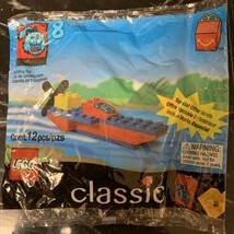 Mcdonalds Toy Lego Classic Air Boat Building Set 1999 Happy Meal #8 Still Sealed - $11.76