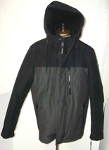 New NWT M Mens Coat Calvin Klein Jacket 3 in 1 System Black Gray Infinite Stretc - £238.87 GBP