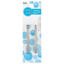 KAI Tweezer and Eyebrow Tweezer Set HL0402 Japan Import - £23.21 GBP