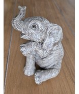 Marty Sculptures Vtg 1989 The HERD by Martha Carey Elephant Figurine Pea... - $26.47 CAD