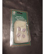 Vintage Christmas House Hand Painted Blown Mercury Glass Ornament Ice St... - €8,45 EUR
