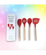 SUR LA TABLE 4-Piece Silicone Utensil Set in Red New In Box Retail Value... - €25,57 EUR