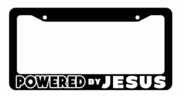 Powered By Jesus  License Plate Frame Cover - Christian - £10.15 GBP
