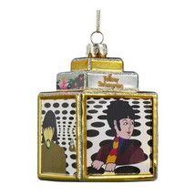 Beatles - Yellow Submarine Pot Holes 3 3/4-Inch Glass Cube Ornament by Kurt Adle - £36.36 GBP