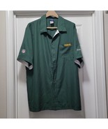Reebok NFL On Field Green Bay Packers Sideline Coaches Button Coldblack ... - $22.78
