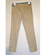 French Toast Girls Big Stretch Contrast Elastic Waist Pull-On Khaki sz 7 - £16.81 GBP