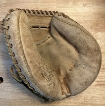 Vintage Rawlings RHT Pro Model MJ50 Steve Yeager Catcher&#39;s Mit Glove - $24.50