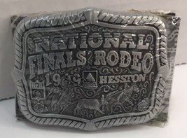 Vintage 1999 Hesston National Finals Rodeo NFR - Youth Size Belt Buckle w/Insert - £11.74 GBP