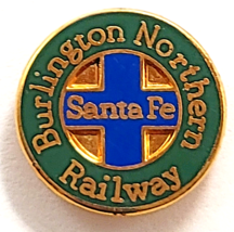 Burlington Northern Santa Fe Railway BNSF Railroad Logo Pin Transportation - $12.99
