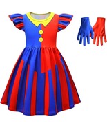 Kids Circus Girls Cosplay Costume Dress Casual Graphic Outfits - $10.90 CAD
