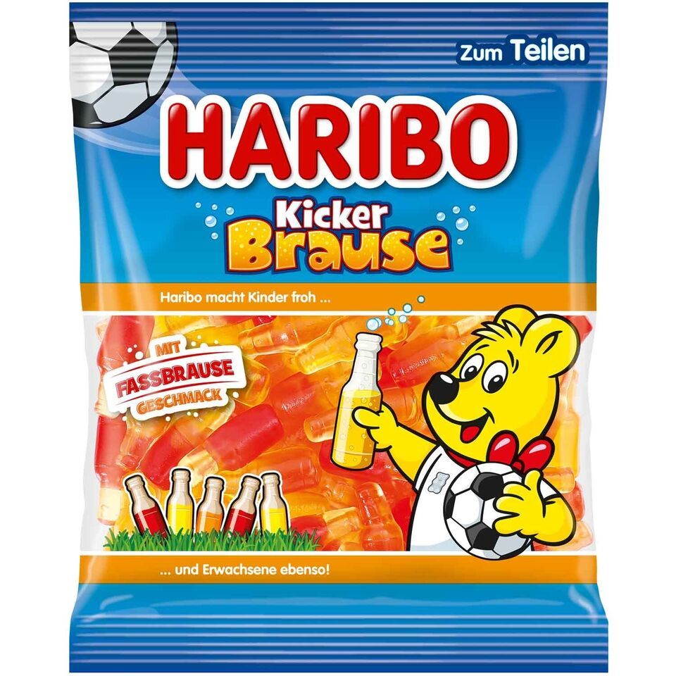 HARIBO Kicker Brause Soccer Cup 2024 gummies -175g -LIMITED SUMMER EDITION