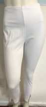Lysse White Stretch Denim Skinny Jeans Pull On Size L - £37.21 GBP