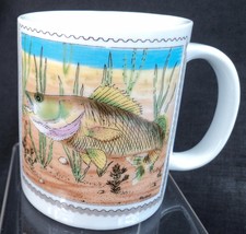 Vintage Lipco Walleye Fishing Coffee Mug/Cup - $9.74