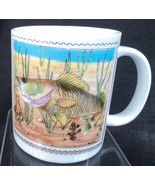Vintage Lipco Walleye Fishing Coffee Mug/Cup - £7.61 GBP