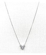 Silver Chain with a Crystal Mouse Pendant - 9 in adjustable - €11,04 EUR